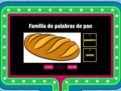 Familia de palabras 1