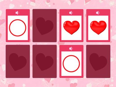 Shapes - circle,diamond, square, heart