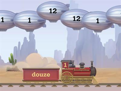 French Numbers 1-31 Balloon Pop