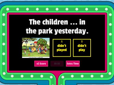 Past Simple Negative