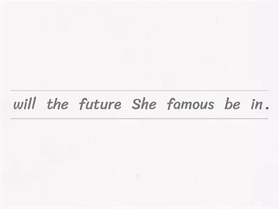 Future Tense - 'will'