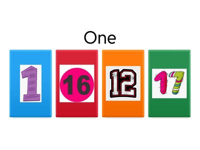 2.2 Numbers 1-20 Quiz