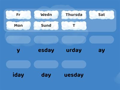 Days of the Week 