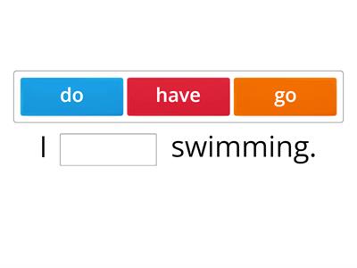  NEA 3 unit 6 MY HOBBIES (do, go, have) - SP4