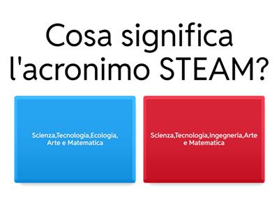 Verifica sulle metodologie STEAM