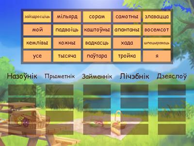 6 клас. Часціны мовы. 