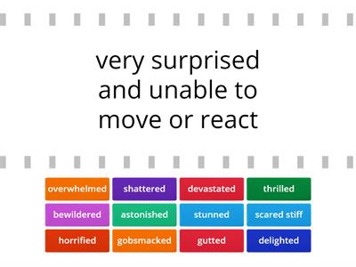 Strong adjectives/ informal expressions