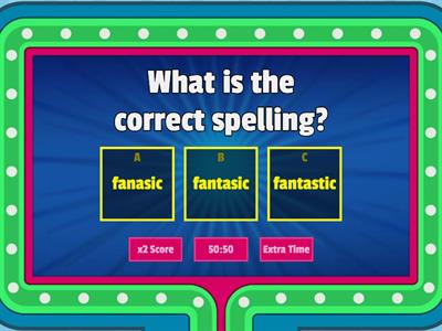 Spelling Quiz gameshow