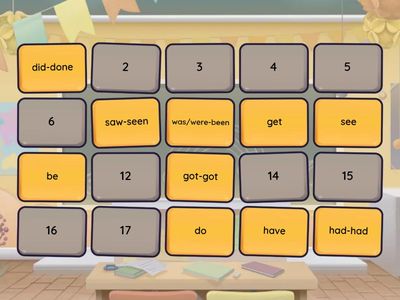 Irregular verbs SM 5 Unit 9