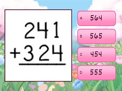 Addition - Multiple Digits (no regrouping) 
