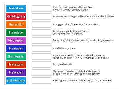 Expressions with BRAIN and MIND