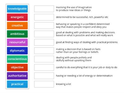 LL Upper Psychology Qualities