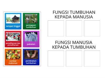 HUBUNGAN ANTARA TUMBUHAN DAN MANUSIA