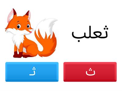 أشكال حرف الثاء