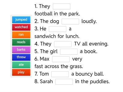 Fill in the missing verb