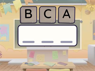 Put letters in order