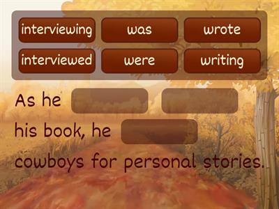  Past Simple + Past Continuous