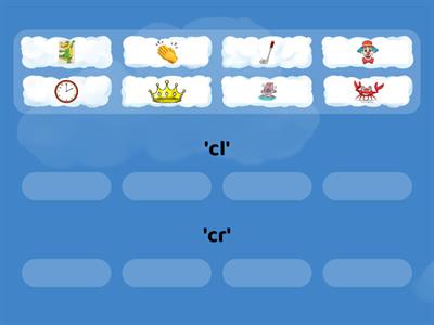 'cl' and 'cr' blends