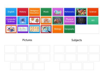English Vocabulary: School Subjects