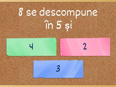 Descompune numerele - clasa I