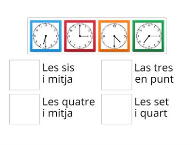 En punt i mitja analògic