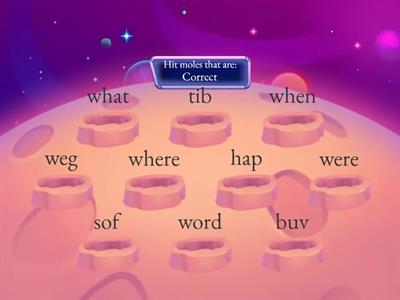 Tricky Words: Real and Silly