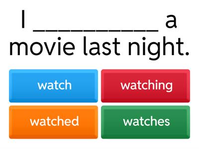 Past simple and past perfect 