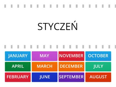 Months - znajdź parę