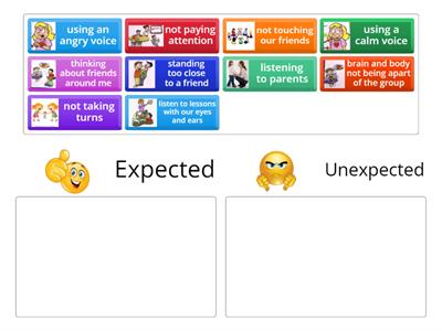 Expected vs Unexpected Behavior 