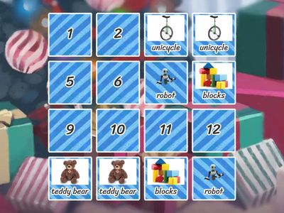 Christmas Toys (Matching Pairs)