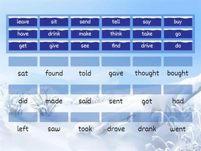 AEF starter irregular verbs