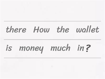 Quantifiers: How much/ many 