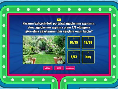 6. SINIF MATEMATİK 2. DÖNEM 1. YAZILIYA HAZIRLIK TESTİ(ORTA)