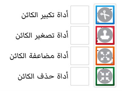 نشاط أدوات التحكم في الكائن في برنامج سكراتش