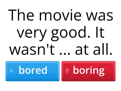 Present participle or past participle