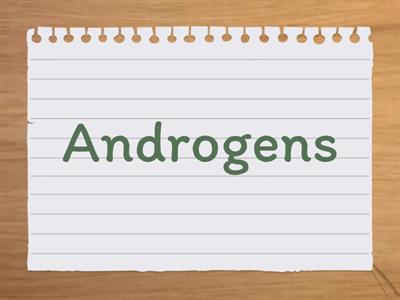 flash cards, endocrine system