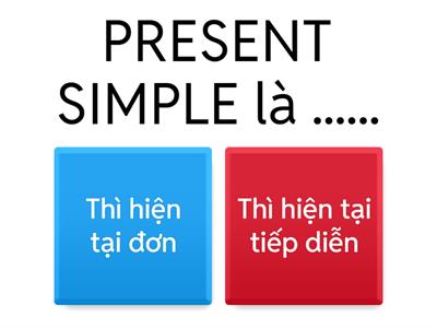 PRESENT SIMPLE vs PRESENT CONTINUOUS