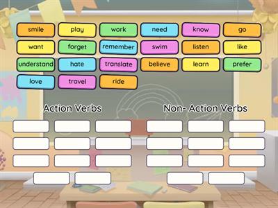 Action and Non-Action Verbs