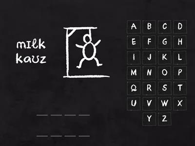 hangman with transcription