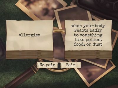 4A Vocabulary definitions