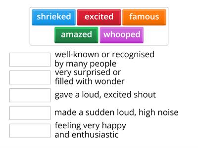 Unit 2 Pop Stars Definitions_Differentiated1