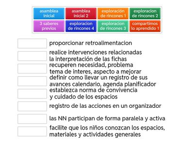 rincones de aprendizaje