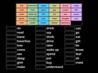 2A - Irregular verbs 