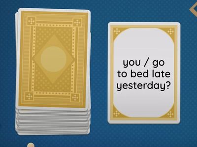 Past Simple. Yes/No Questions 