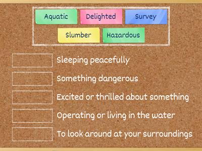 Finding Nemo L3 Vocab Game