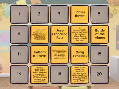 texas revolution Unit 4 Vocabulary