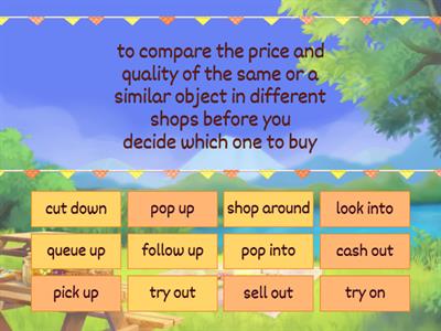 Phrasal Verbs - Advertisement & Shopping