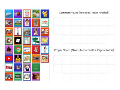 Common Noun vs Proper Noun 