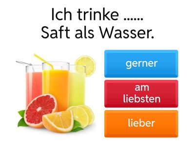 Adjektive - Komparativ - Superlativ