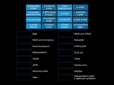 Types of vehicles (Tom)